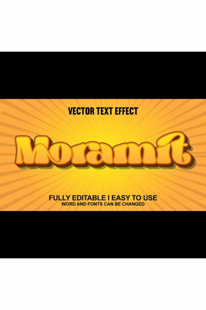 Fully Editable Vector 3D Text Effect - MasterBundles