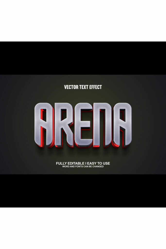 Fully Editable Vector Text Effect - MasterBundles