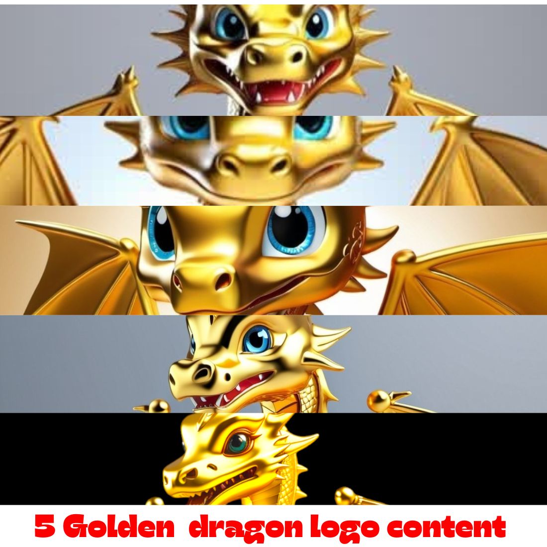 5 Golden dragon logo content cover image.