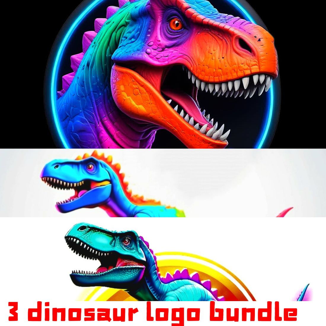 3 Dinosaur bundle 1 cover image.