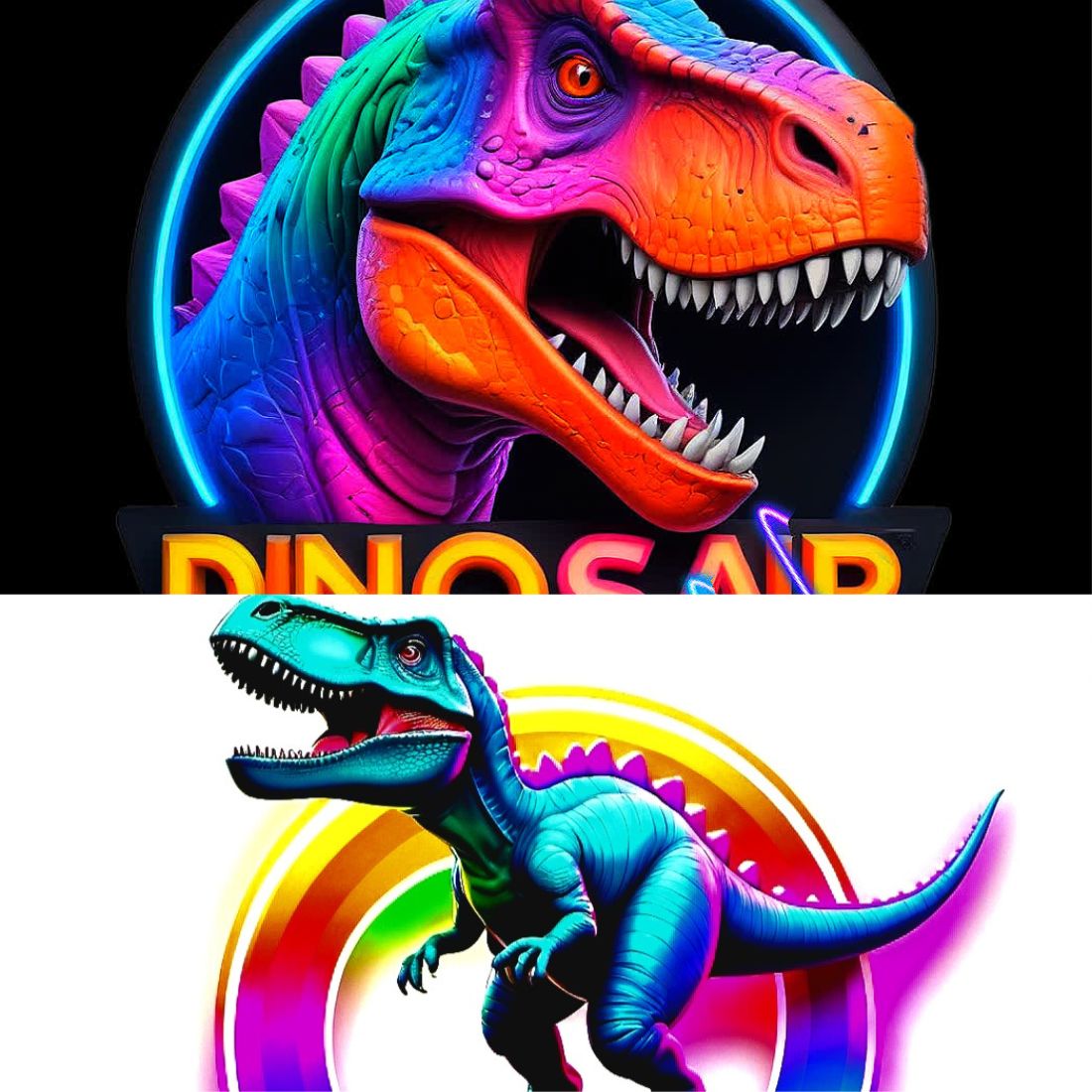 3 Dinosaur bundle 1 preview image.