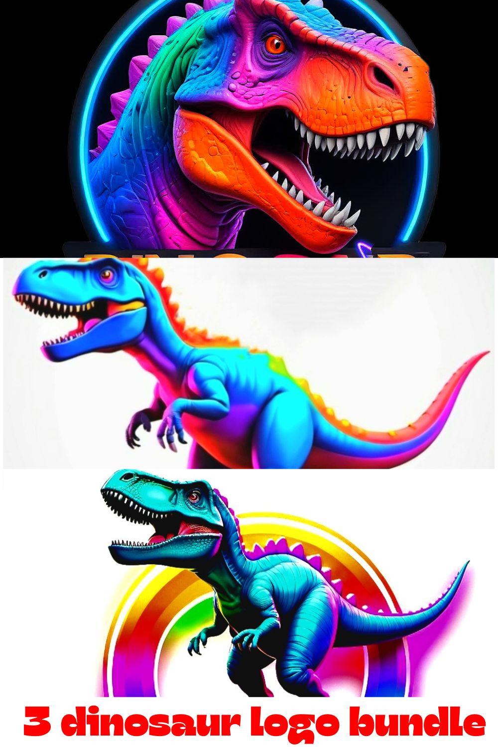 3 Dinosaur bundle 1 pinterest preview image.