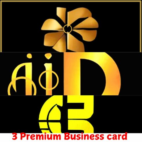 3 Premium Business Card cover image.