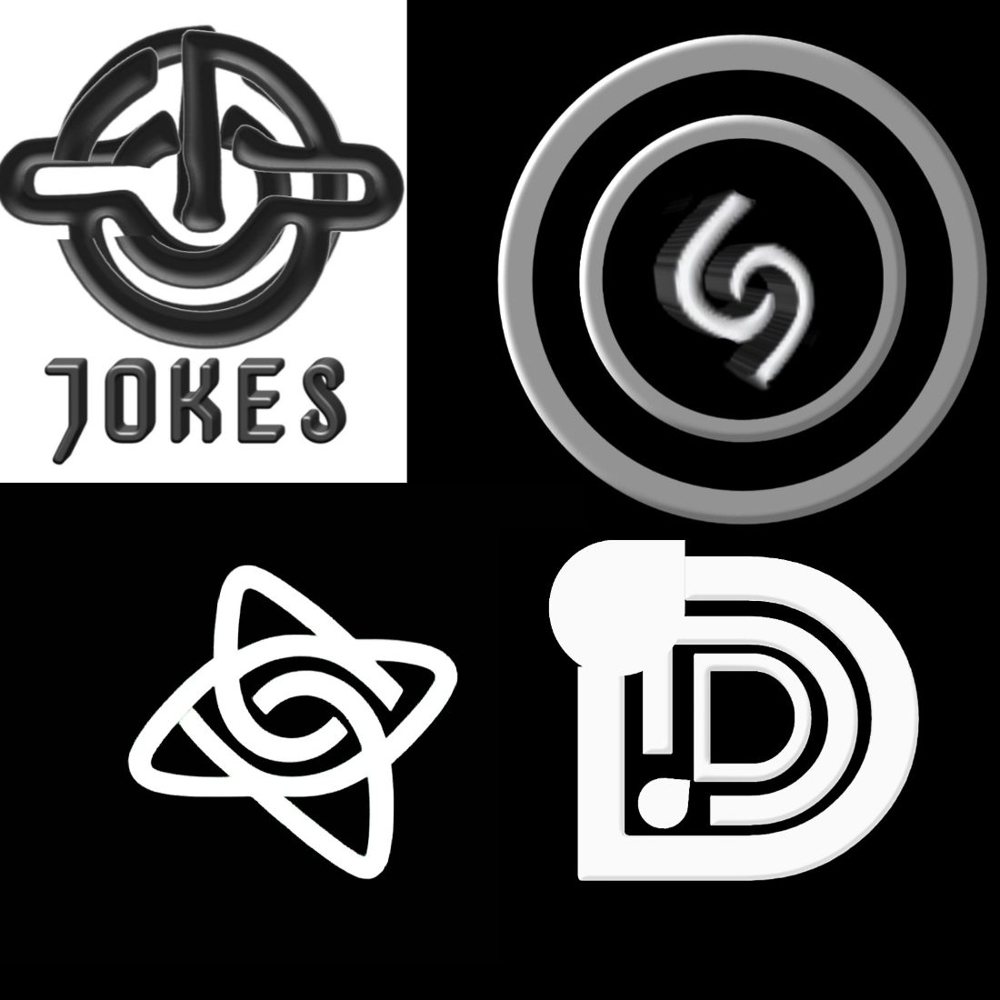 4 B&W BUSINESS LOGO BUNDLE 2 preview image.