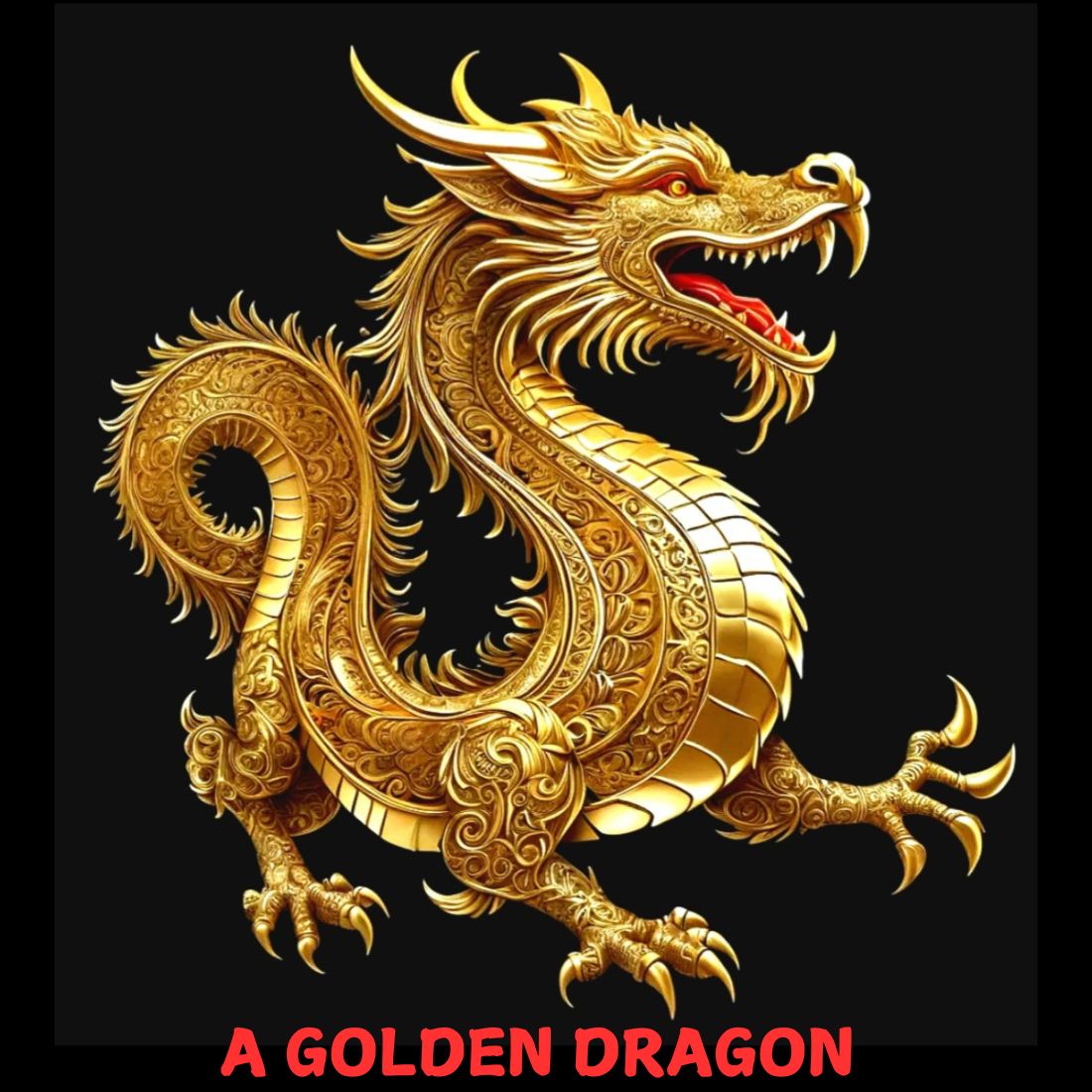 A GOLDEN DRAGON cover image.