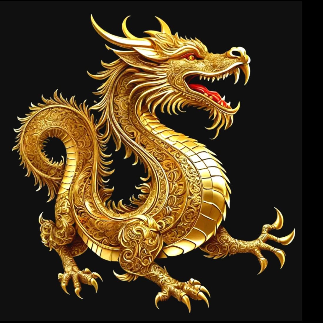 A GOLDEN DRAGON preview image.