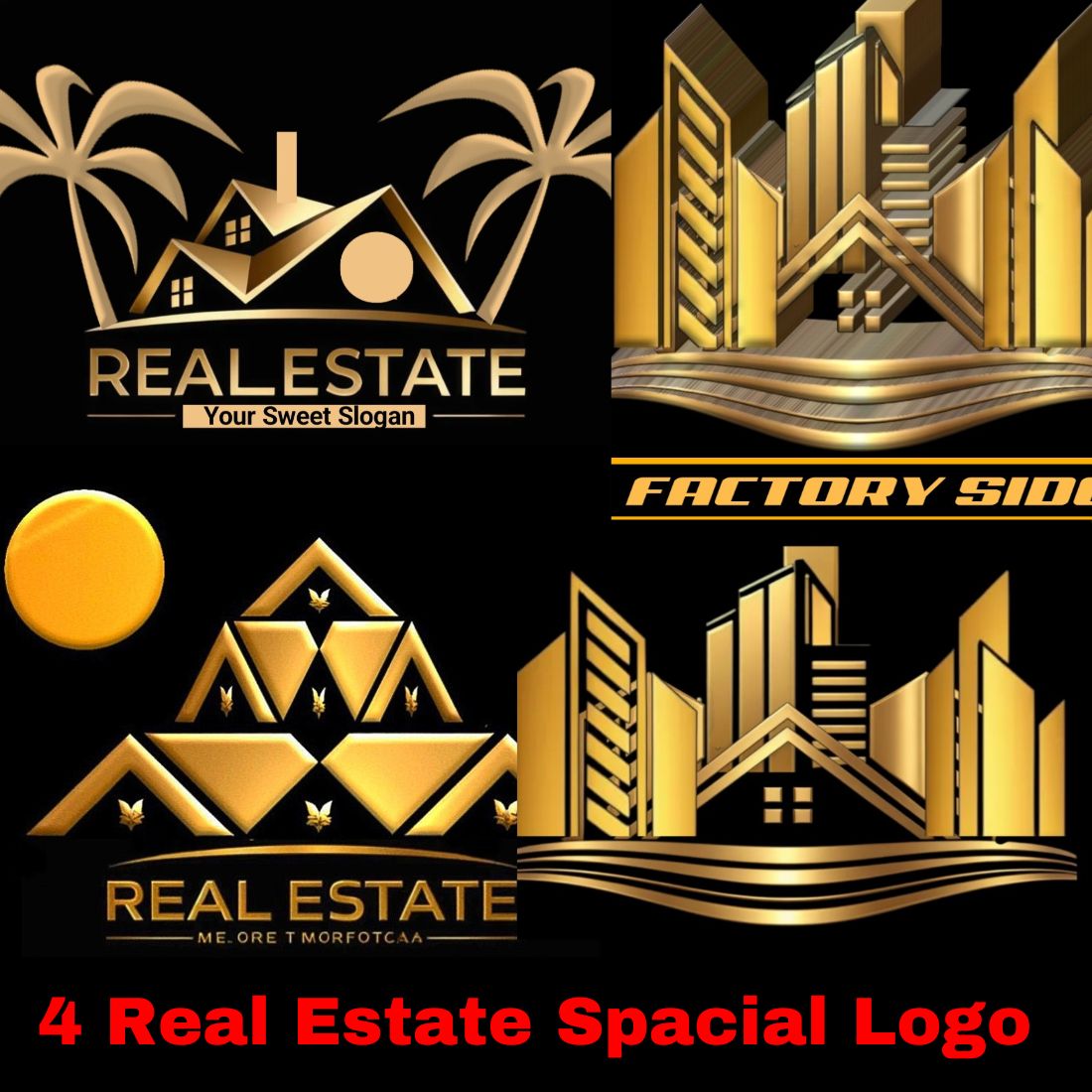 4 Real Estate Spacial Logo cover image.