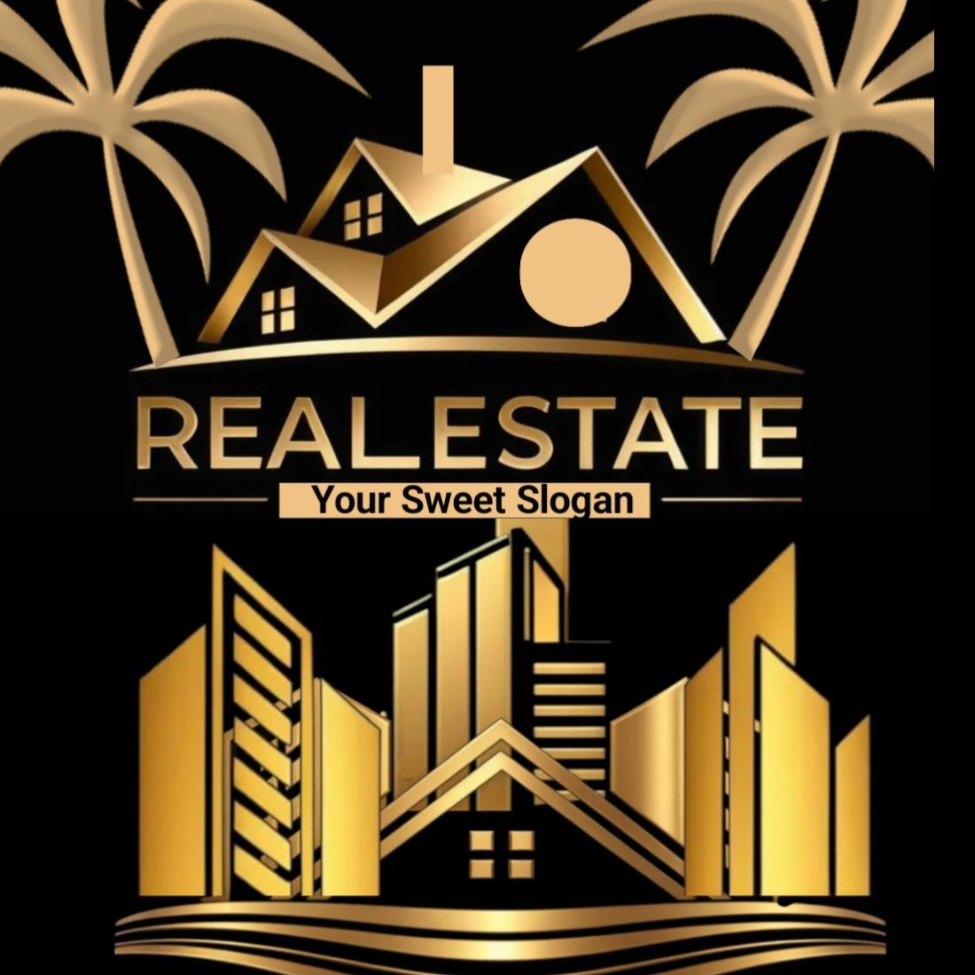 4 Real Estate Spacial Logo preview image.