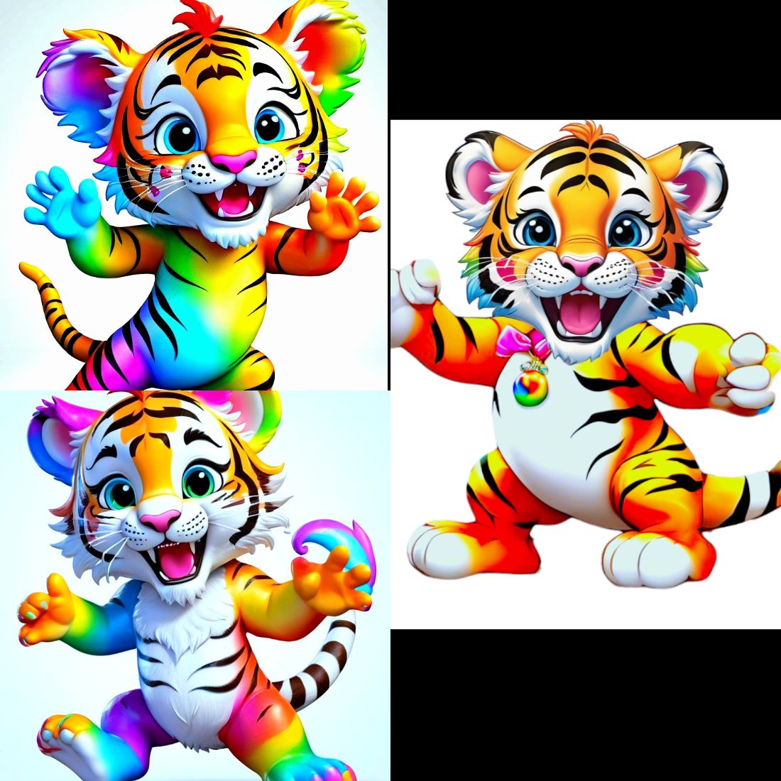 3 CUTE TIGER LOGO DESIGN (1) preview image.