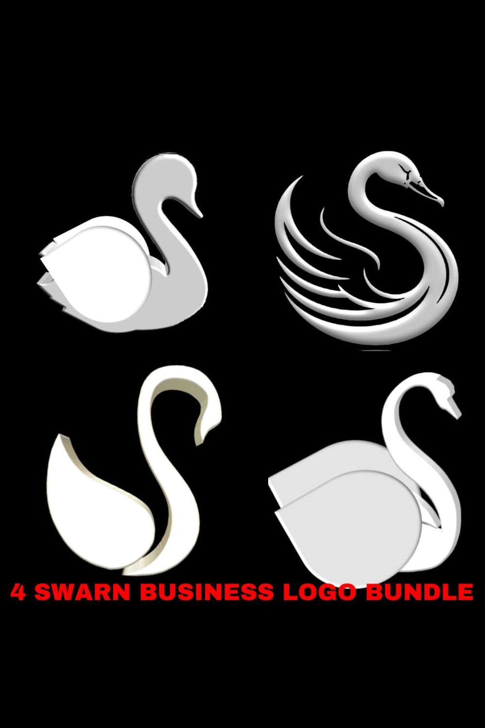 4 SWARN LOGO BUNDLE pinterest preview image.