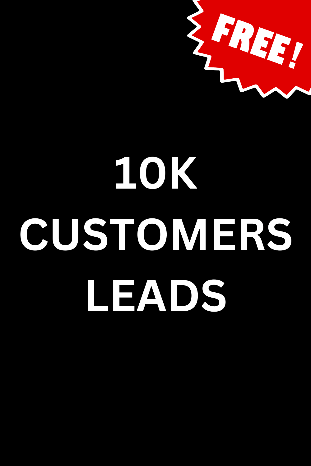 10K High-Quality Customer Leads for Sale: Perfect for Seasonal Sales & Clothing Brands pinterest preview image.