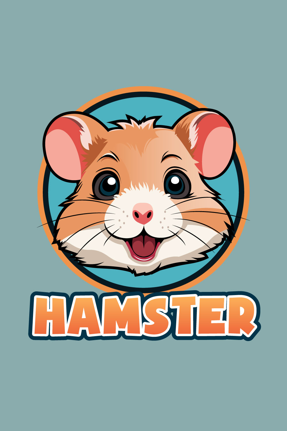 Hamster Vector pinterest preview image.