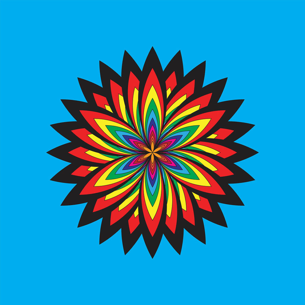 Simple Flower Design Vector Image Template - MasterBundles