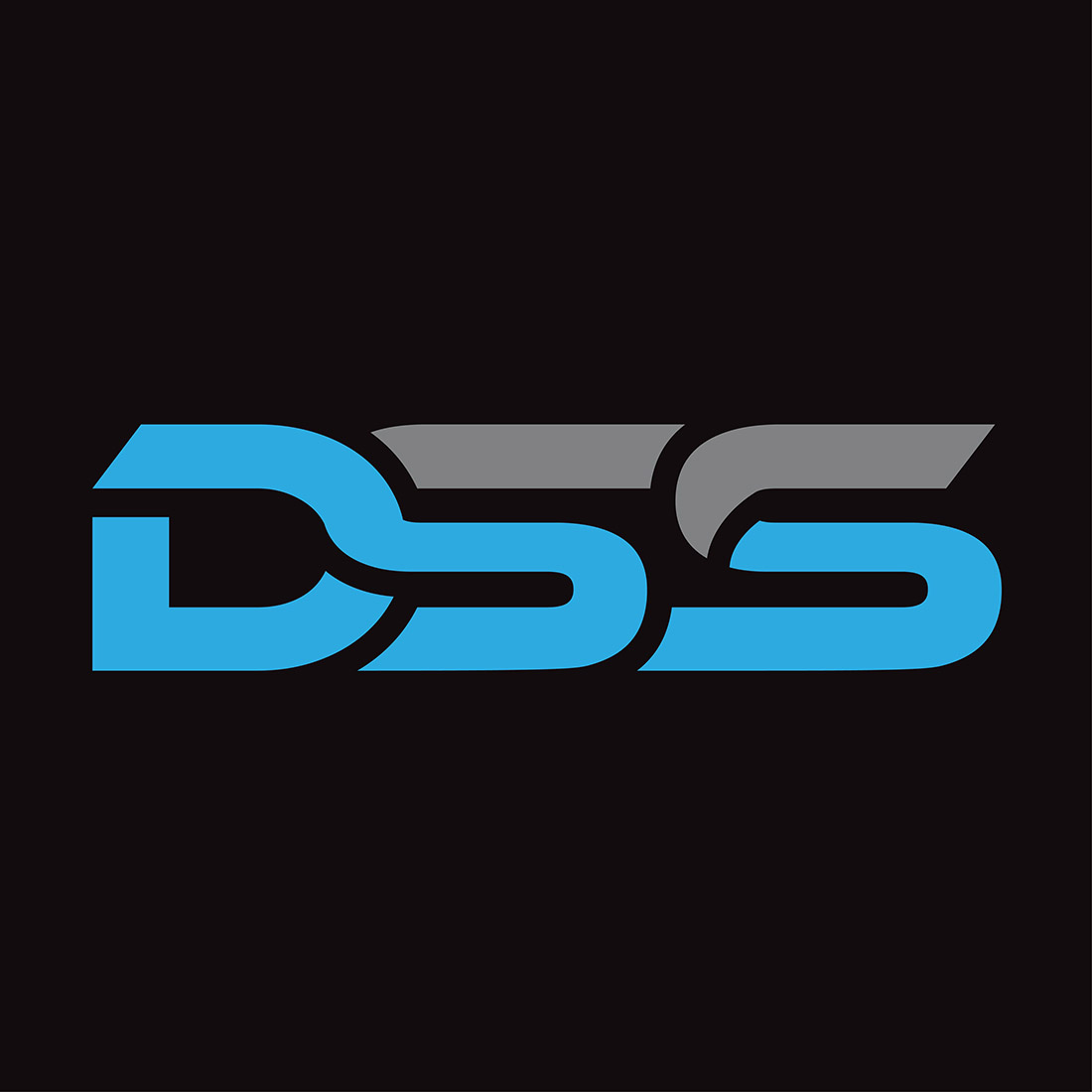 Initial Letter DSS Logo or Icon Design Vector Image Template preview image.