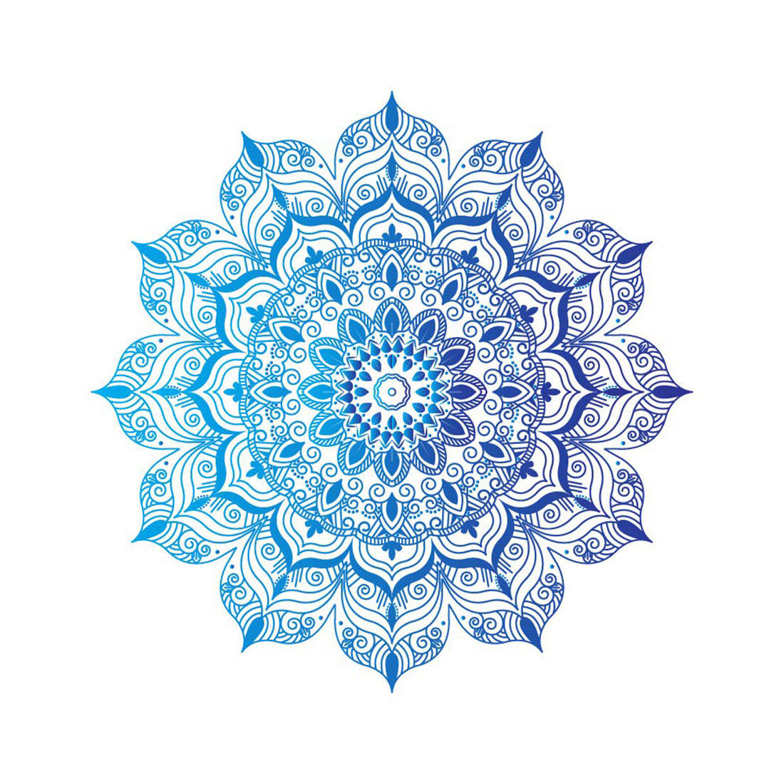 Mandala Design Vector Image Template preview image.