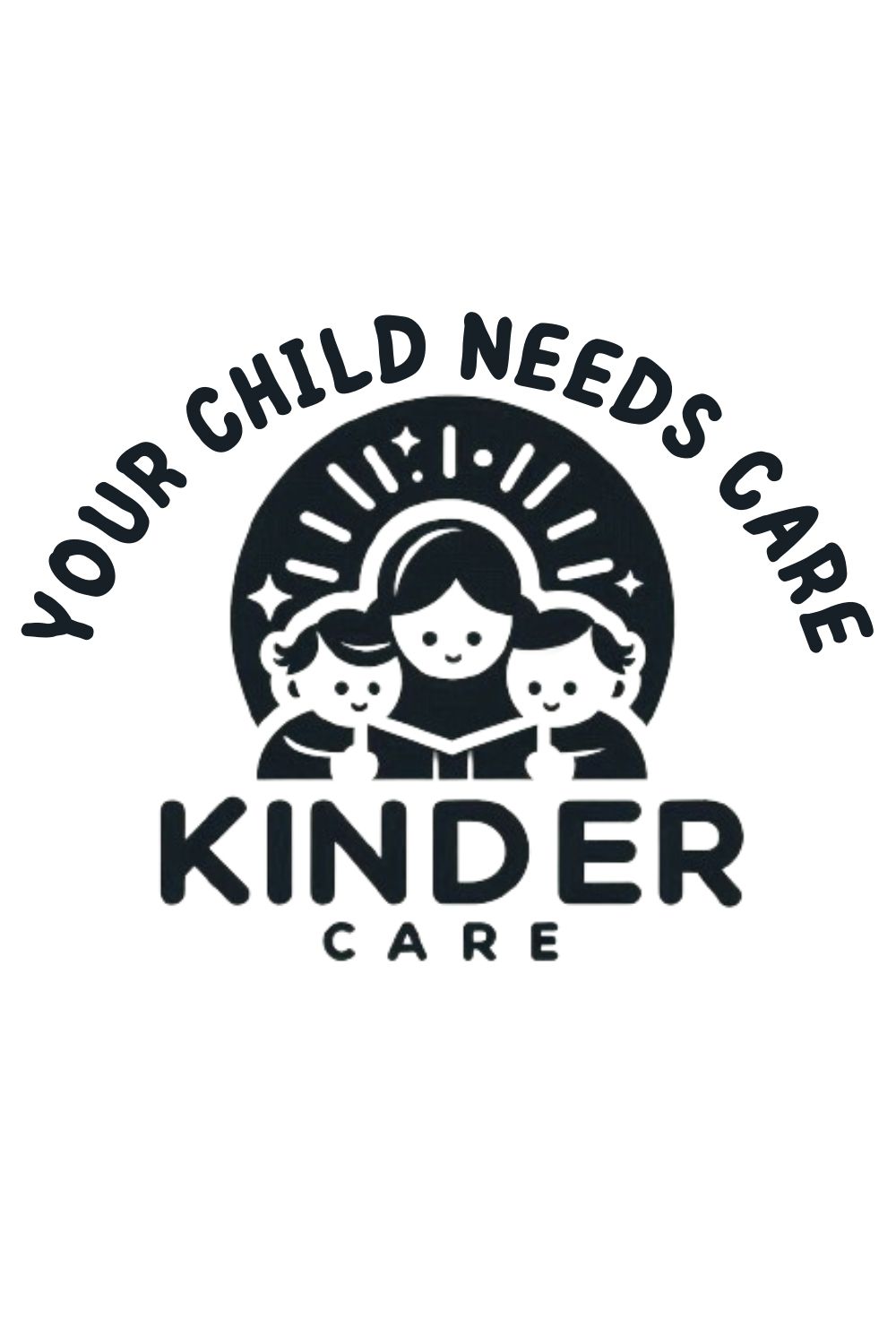 kinder care logo pinterest preview image.