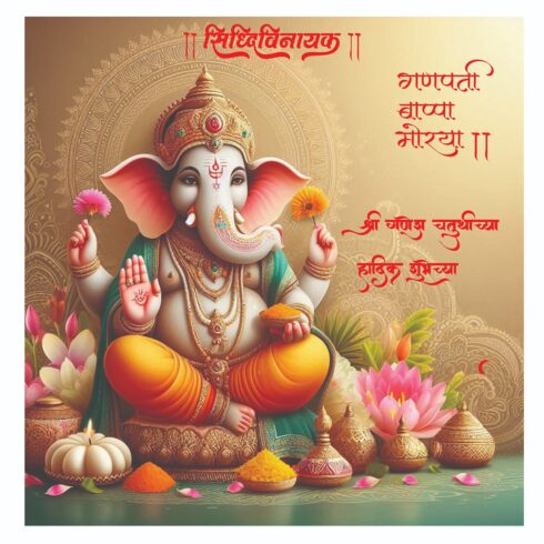 Shree Ganesh Chaturthi - Design Tamplate cover image.