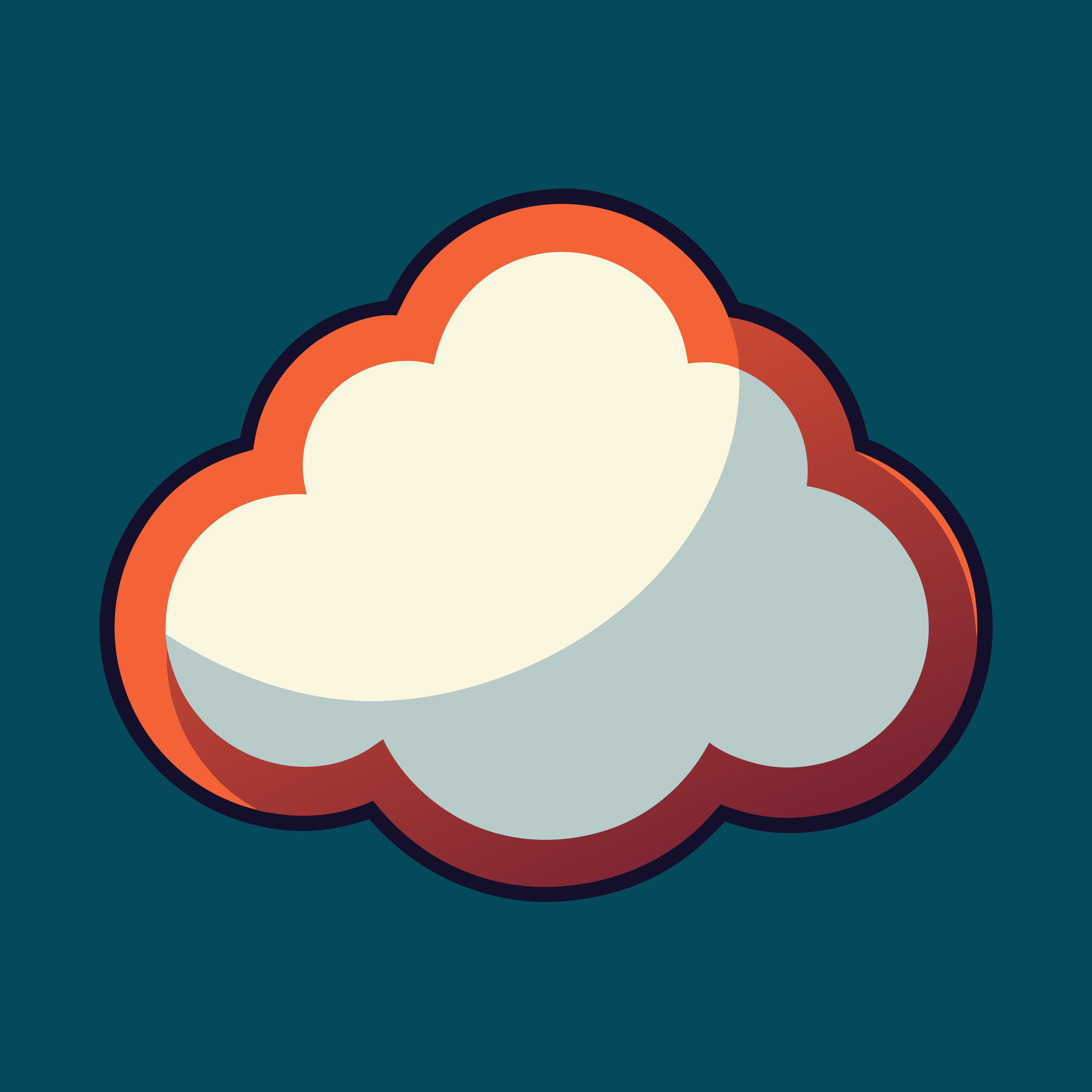 a minimal soft edged cloud with rounded curves an 917