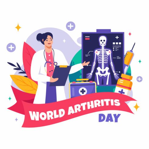 12 World Arthritis Day Illustration cover image.