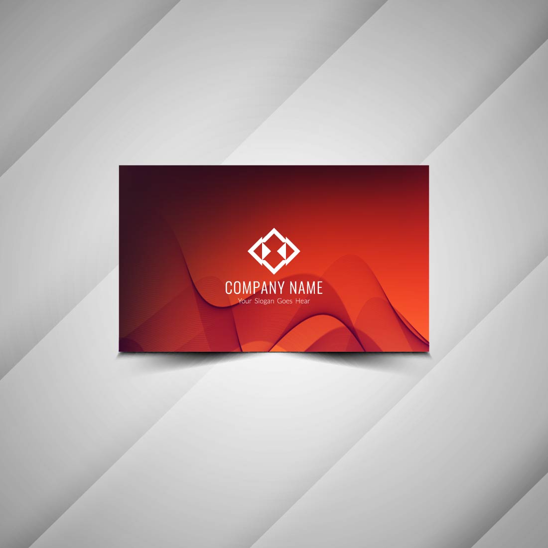 Stylish Business Card Design preview image.