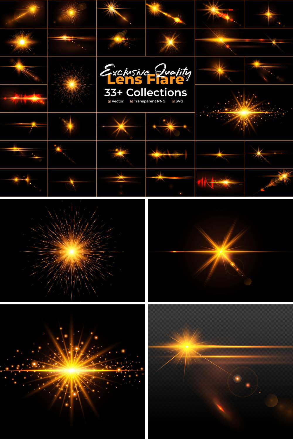 33 Golden Transparent Png Light Lens pinterest preview image.