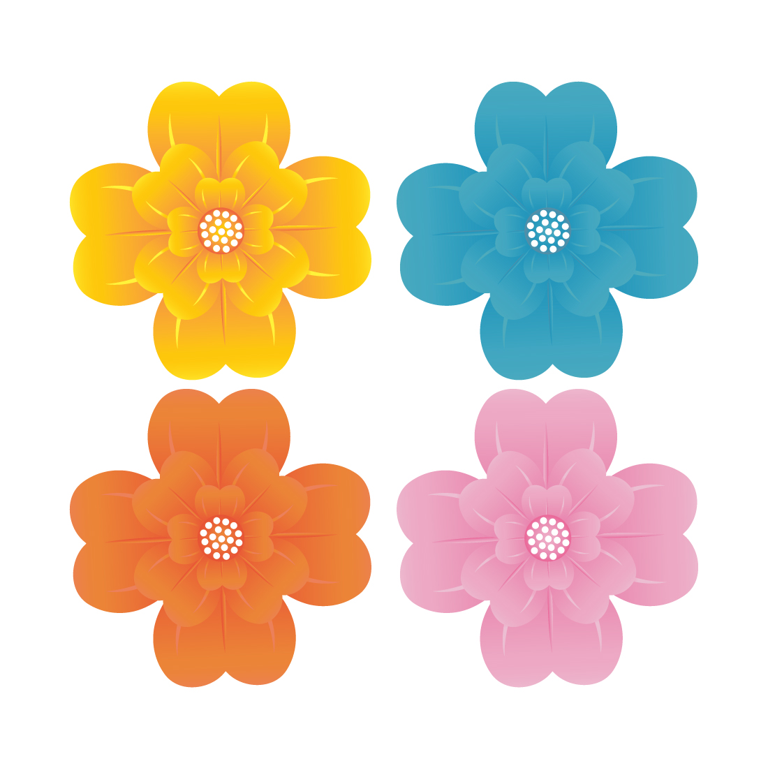 Flowers Bundle Vector preview image.