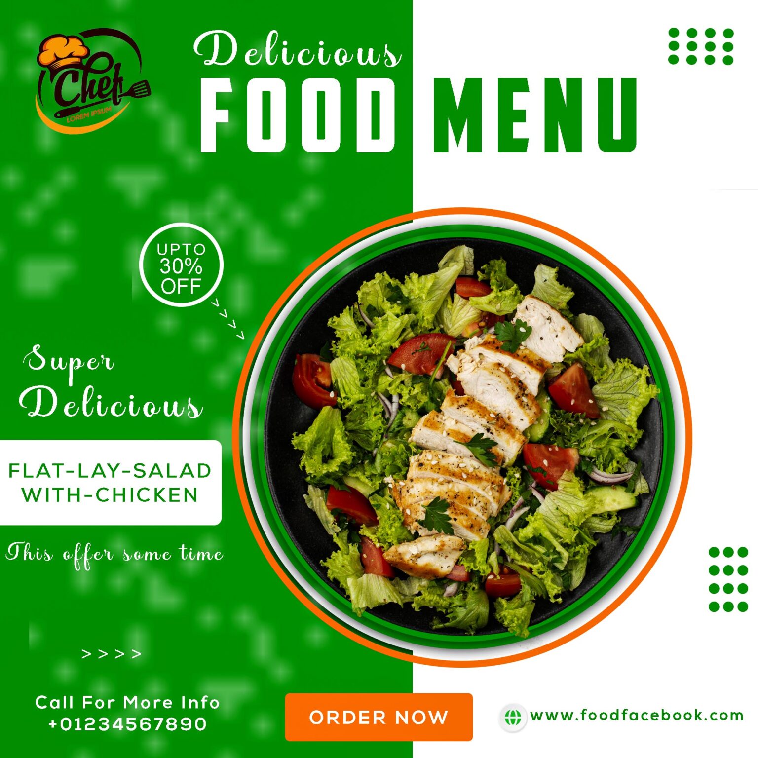 Posts About Food social media food posts design - MasterBundles