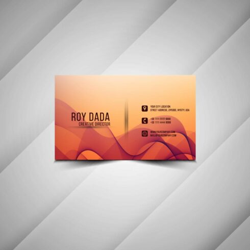 Stylish Business Card Design cover image.