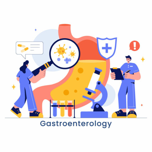 9 Stomach Health Gastroenterology Illustration cover image.