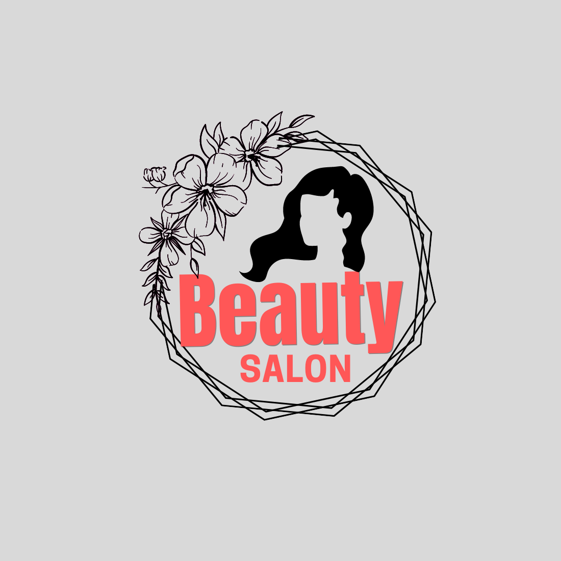 high resolution attractive modern beauty logos cover image.