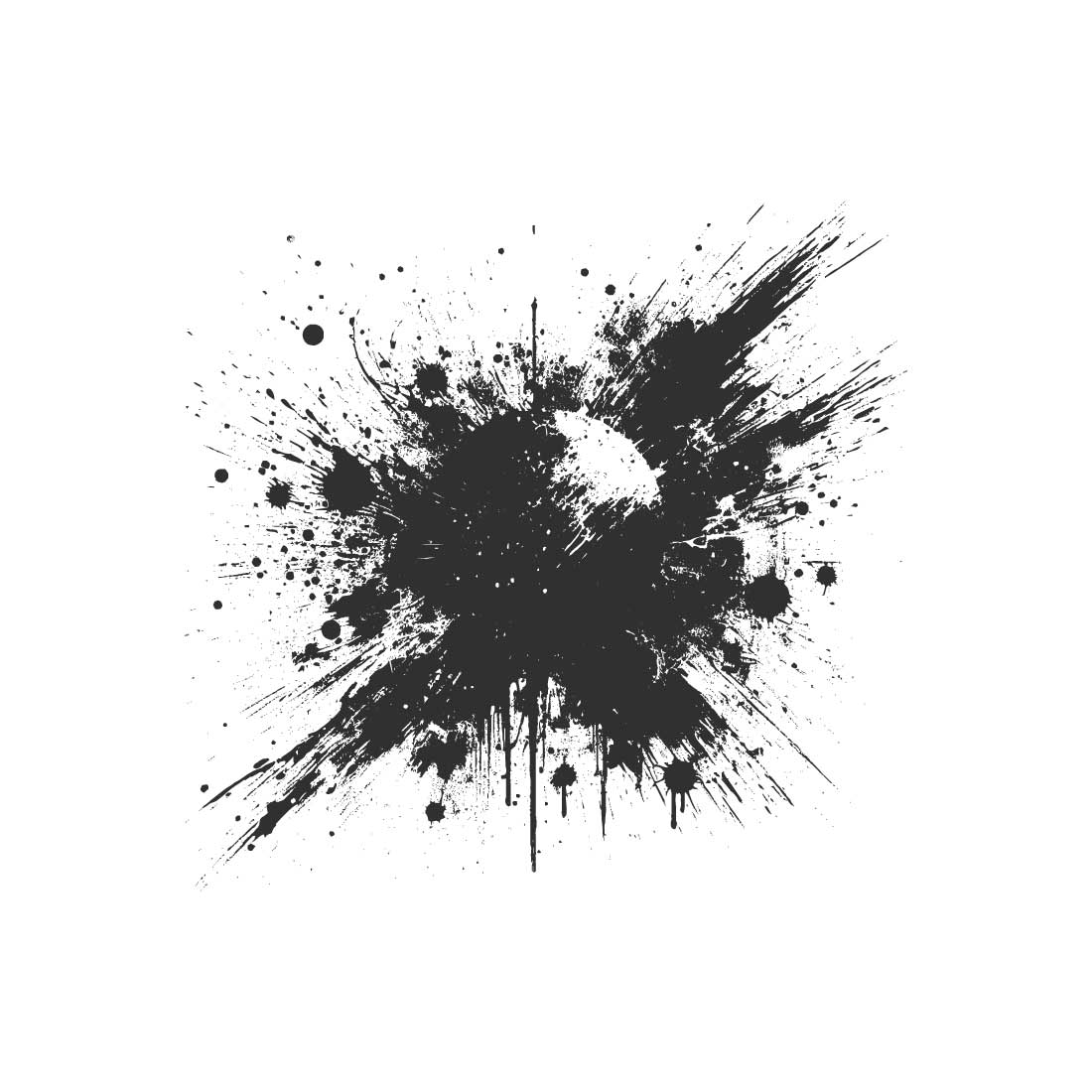 A black and white grunge background with distressed textures on white background preview image.