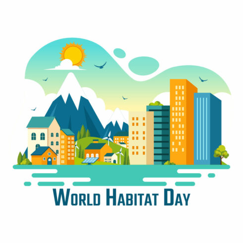 10 World Habitat Day Illustration cover image.