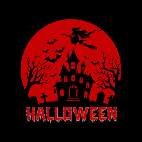 Halloween t-shirt design template Happy Halloween t-shirt design template easy to print all-purpose for man, women, and children, Ai, eps, pdf, svg, png, jpg cover image.