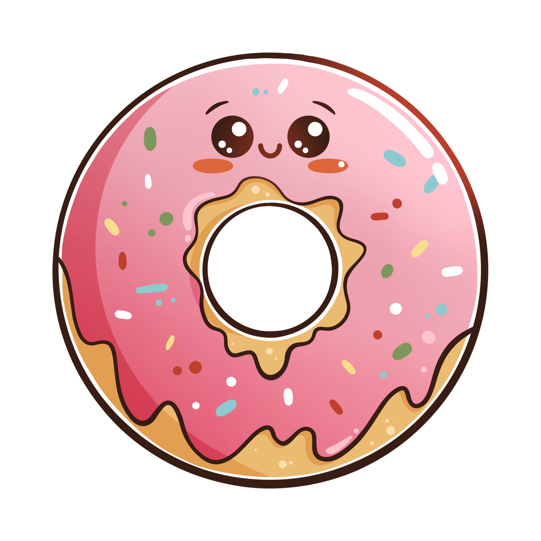 Food kawaii stickers preview image.