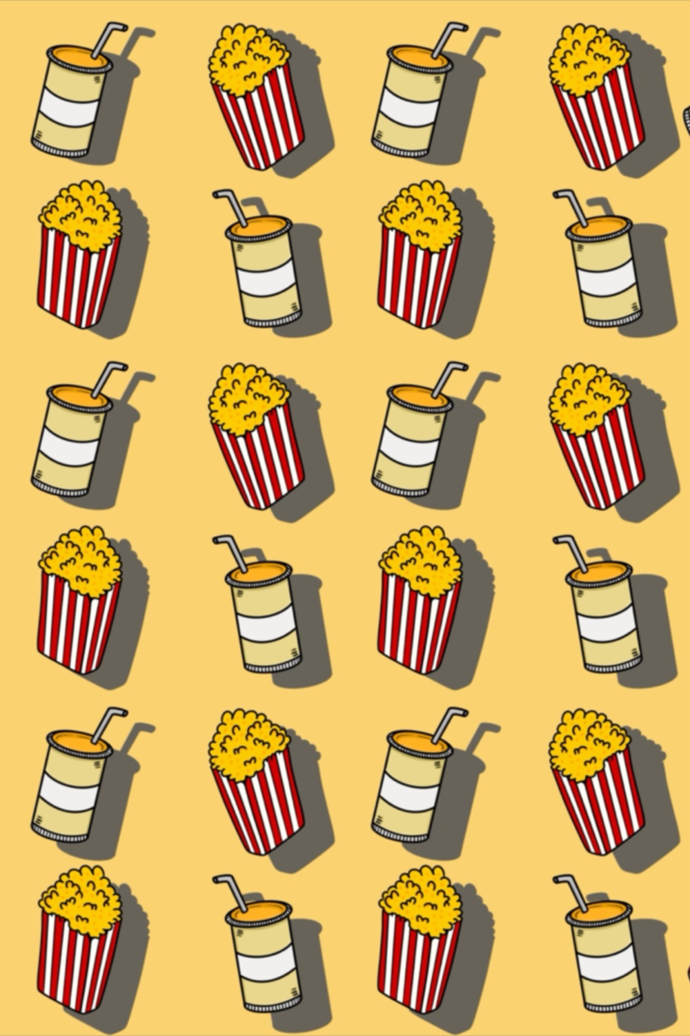 Popcorn Popping and Soda Fizzing: Add Some Fun pattern to Your Designs! pinterest preview image.