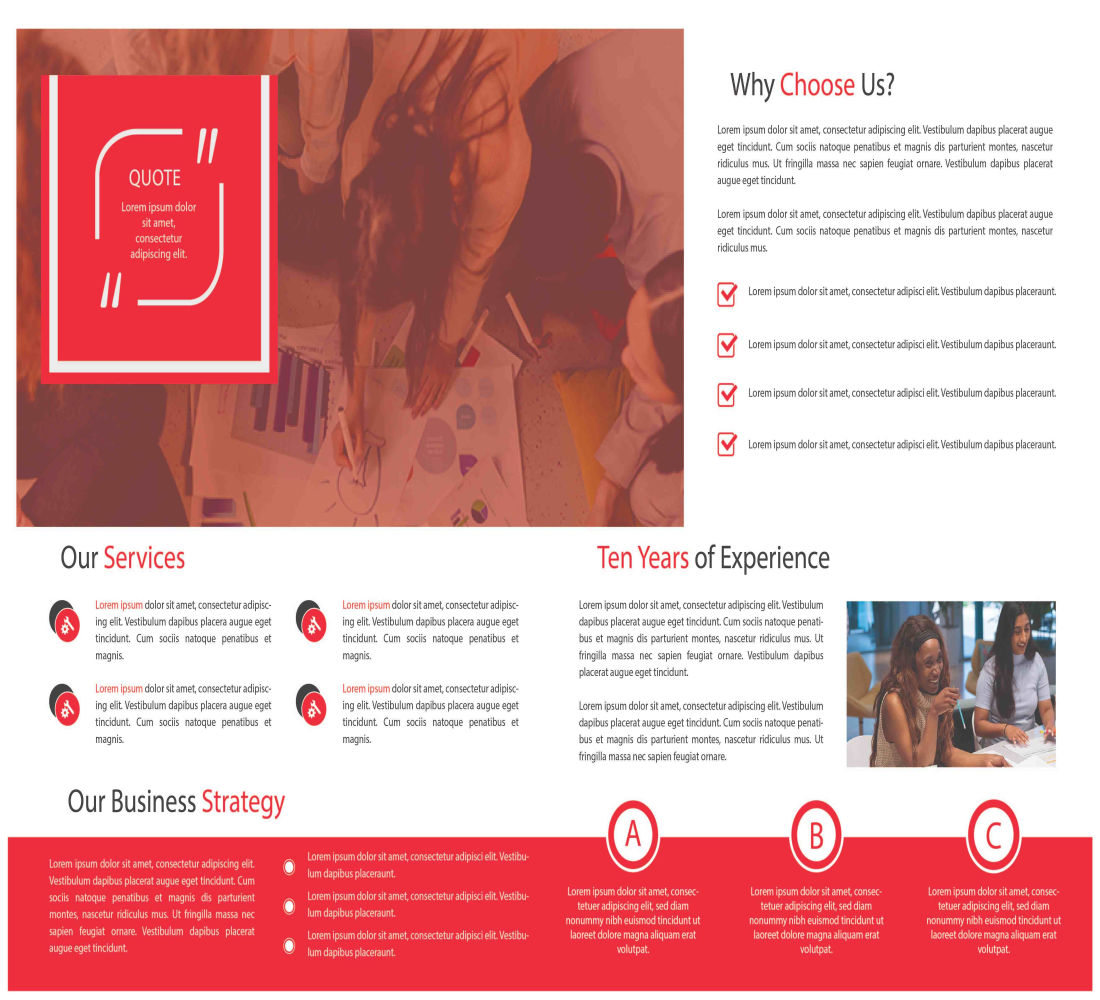 Trifold Business Corporate Brochure Design cover image.