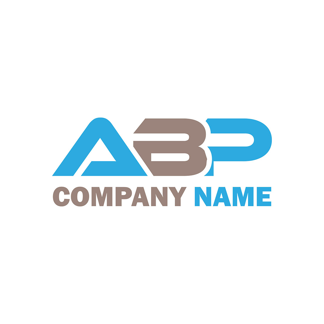 Initial letter ABP Logo or Icon Design Vector Image Template cover image.