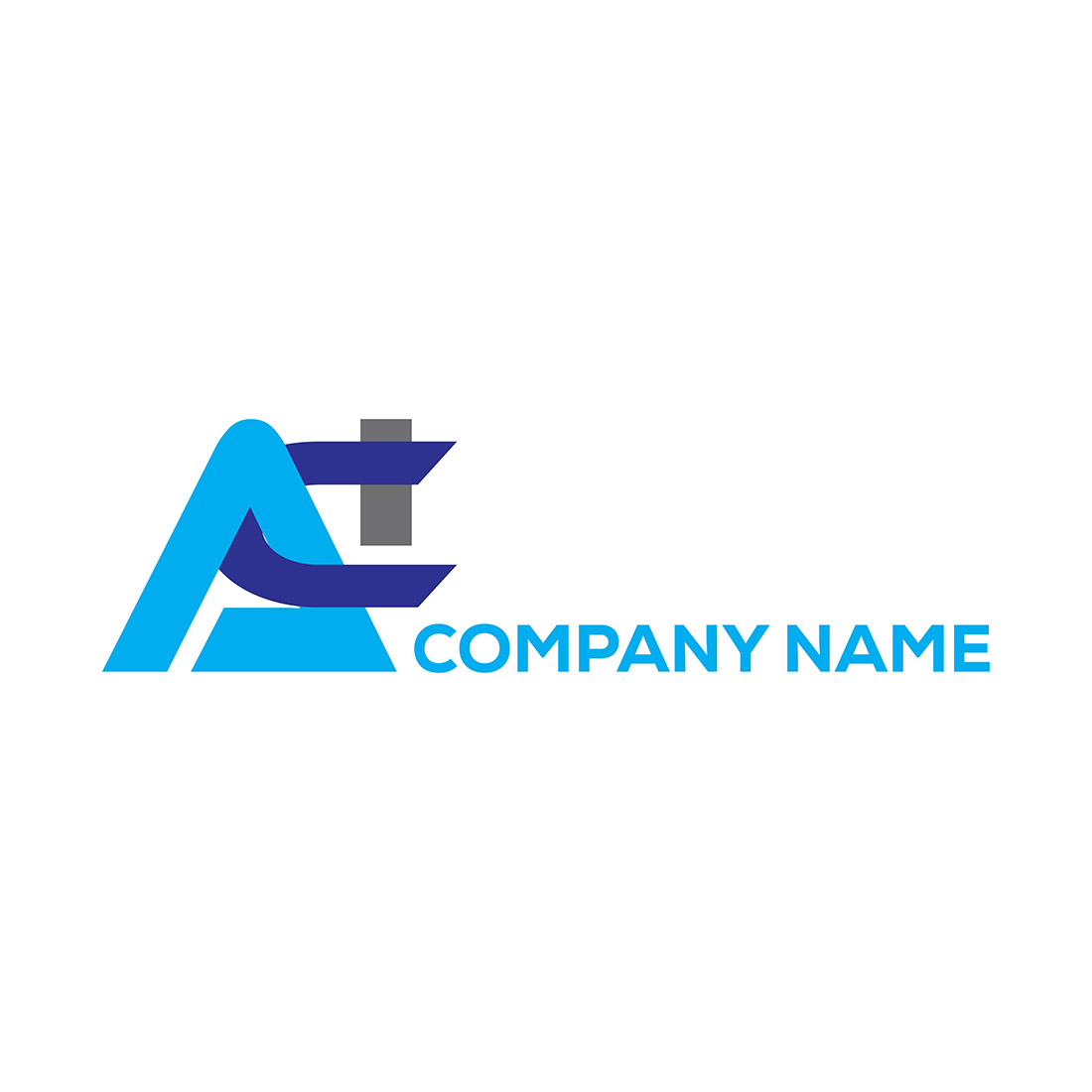 initial letter aci logo or icon design vector image template 825