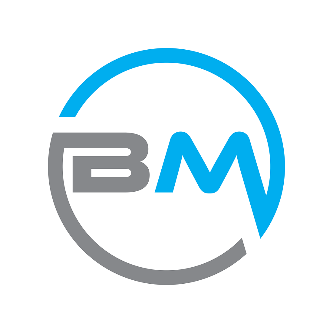 Letter BM Logo or Icon Design Vector Image Template cover image.