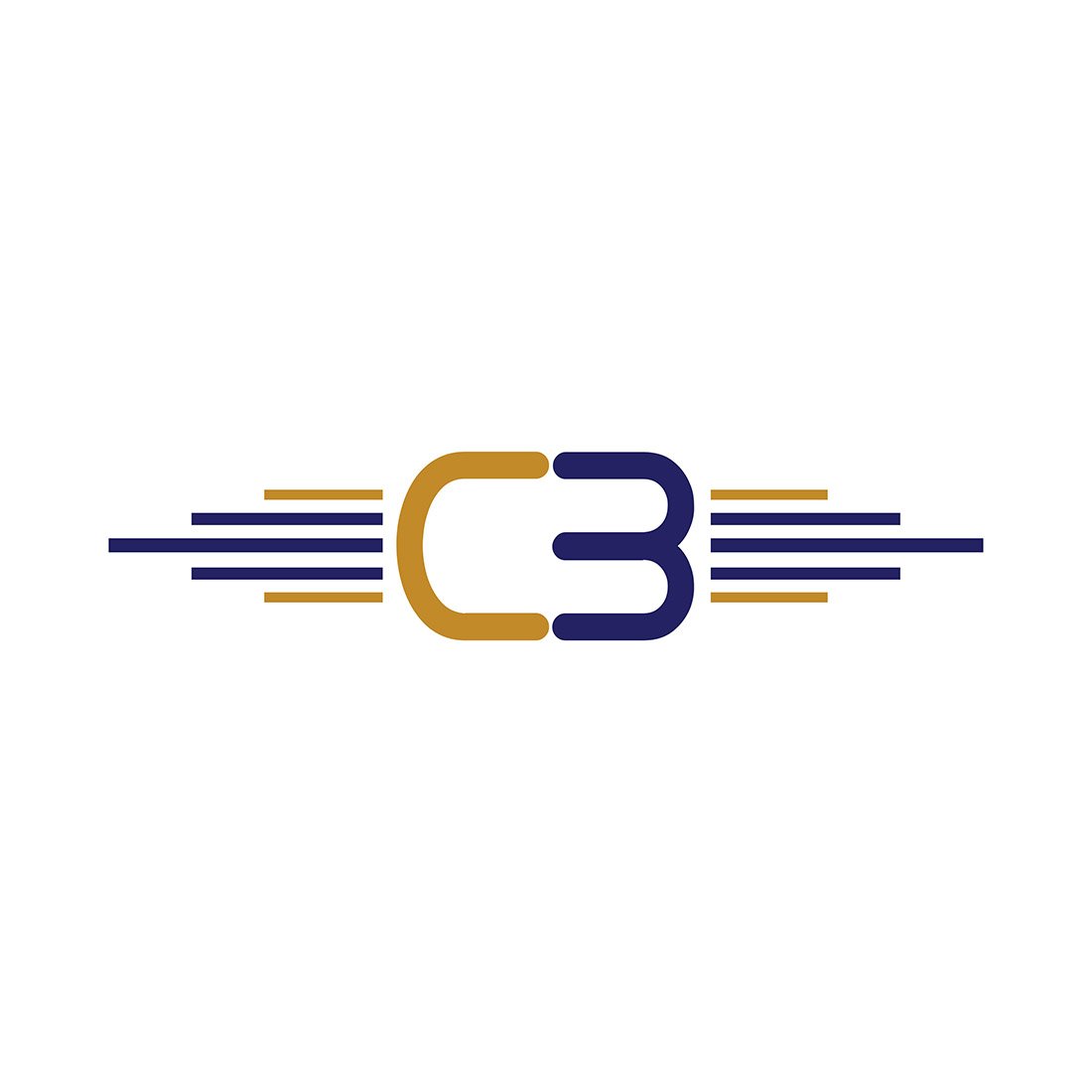 Initial Letter CB Logo or Icon Design Vector Image Template cover image.