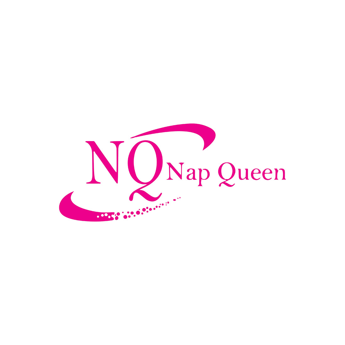 Nap Queen Logo or Icon Design Vector Image Template cover image.