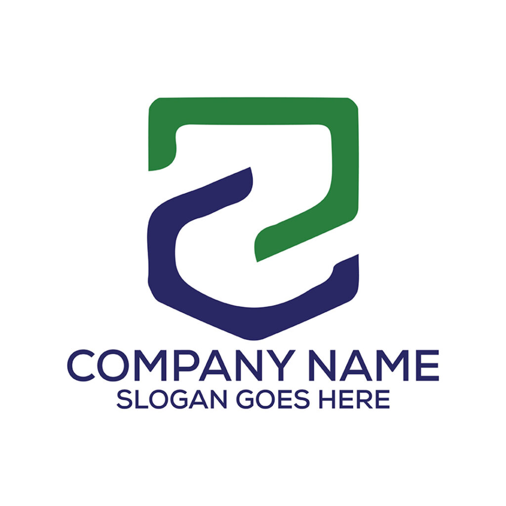 Initial Letter Z Logo or Icon Design Vector Image Template - MasterBundles