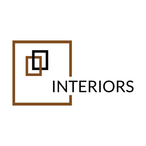 Interior Design Vector Stock Template cover image.