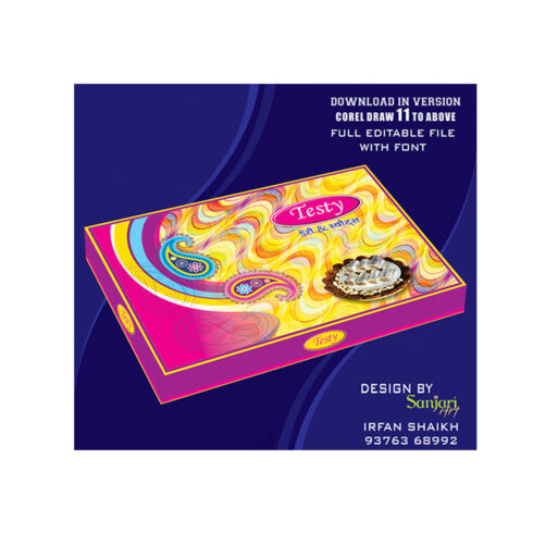 SWEET BOX DESIGN CDR FILE DOWNLOAD VERSION- COREL DRAW 11 TO ABOVE FULL EDITABLE WITH FON cover image.