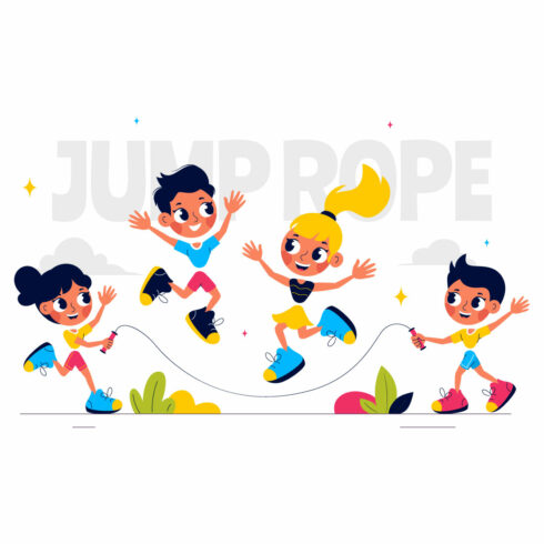 9 Jump Rope Sport Illustration cover image.