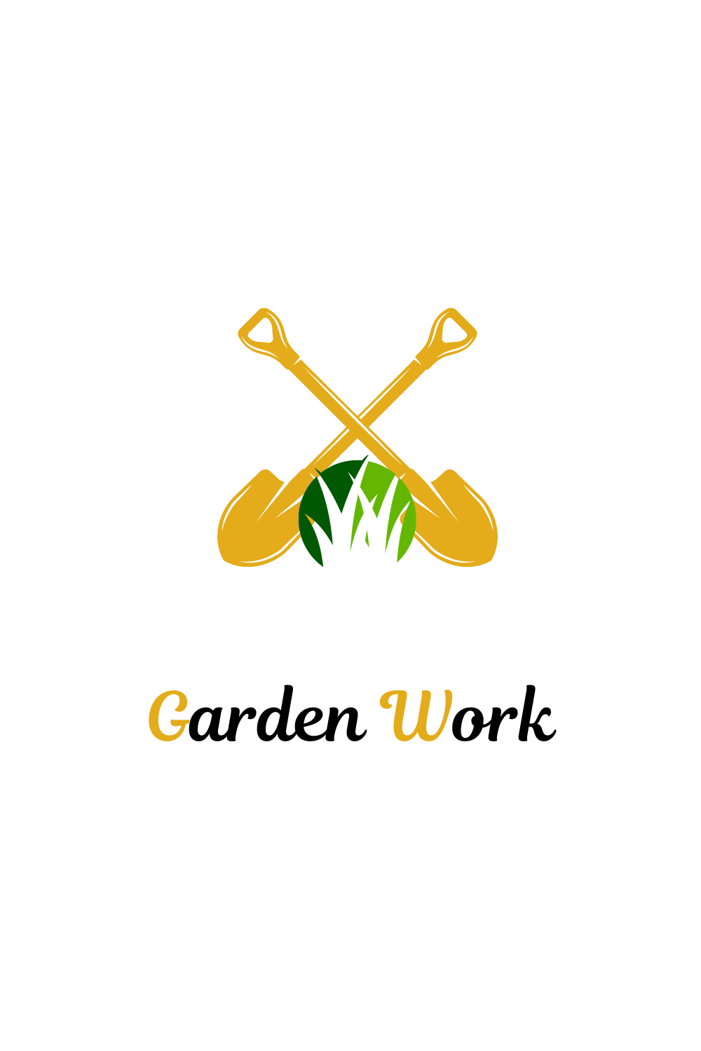 Garden Logo pinterest preview image.