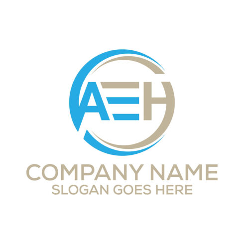 Letter AEH Logo or Icon Design Vector Image Template cover image.