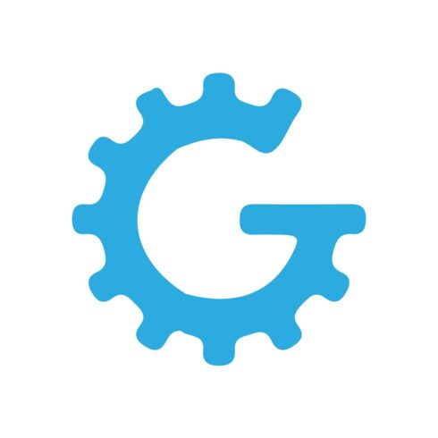 Letter G Engineering Logo or Icon Design Vector Image Template cover image.