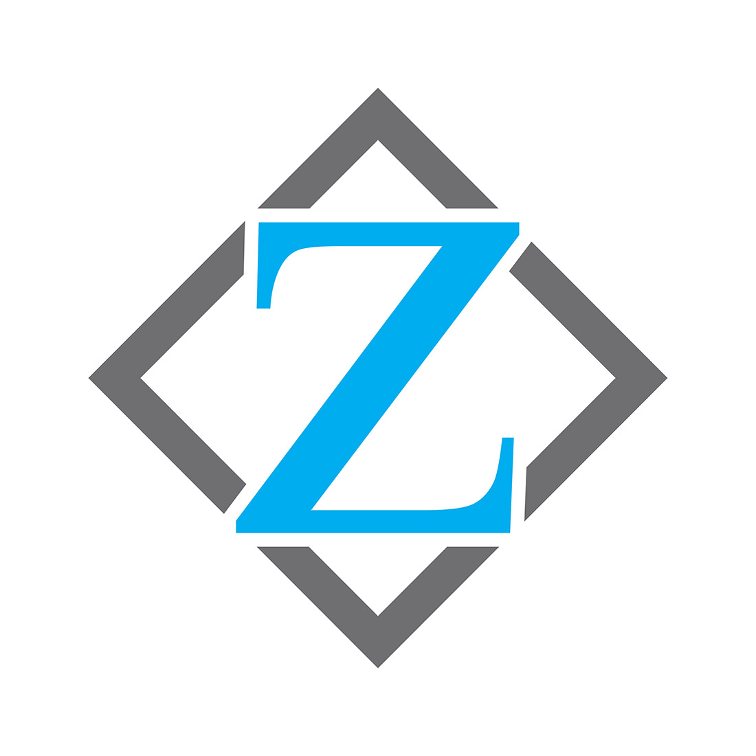 letter z logo or icon design vector image template converted 220