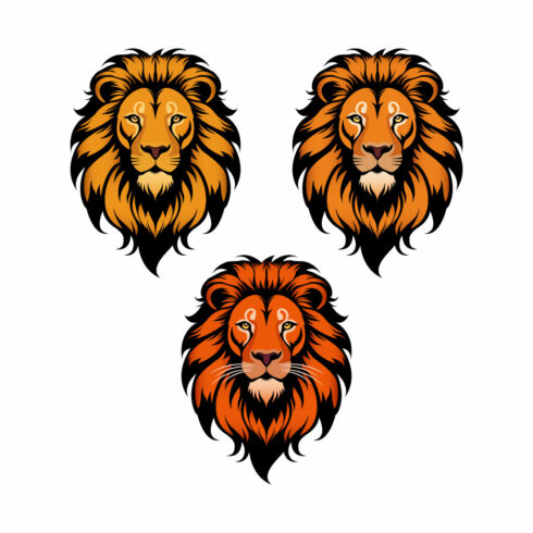 Lion Mascot Logo cover image.